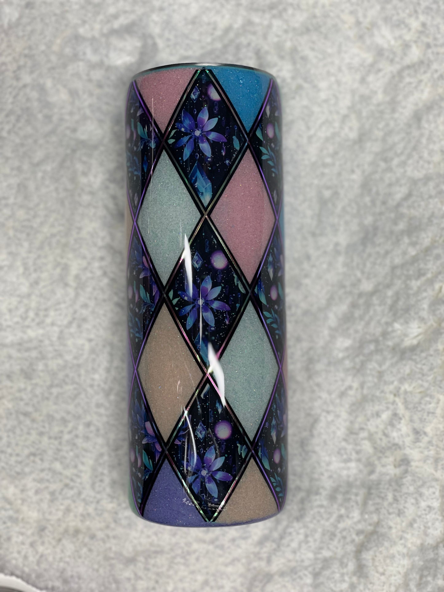 Pastel Argyle and Crystal