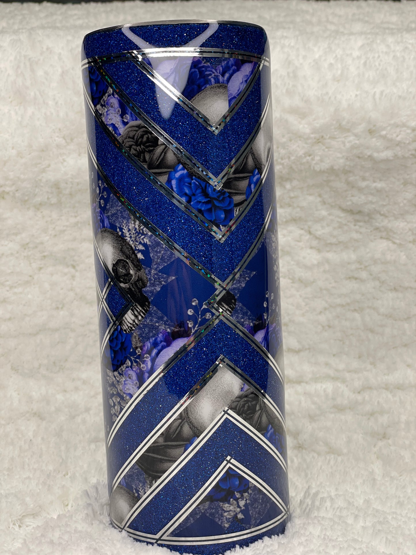 Blue/ Skull 20oz
