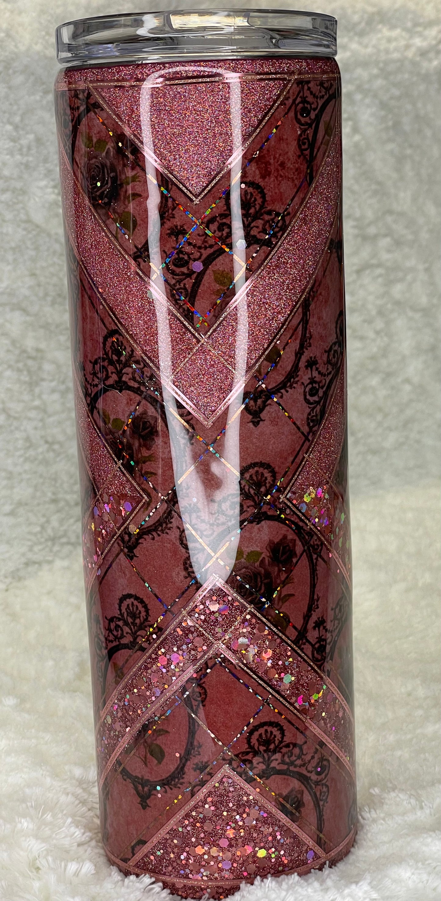 Custom Glitter/multi media/Alcohol ink